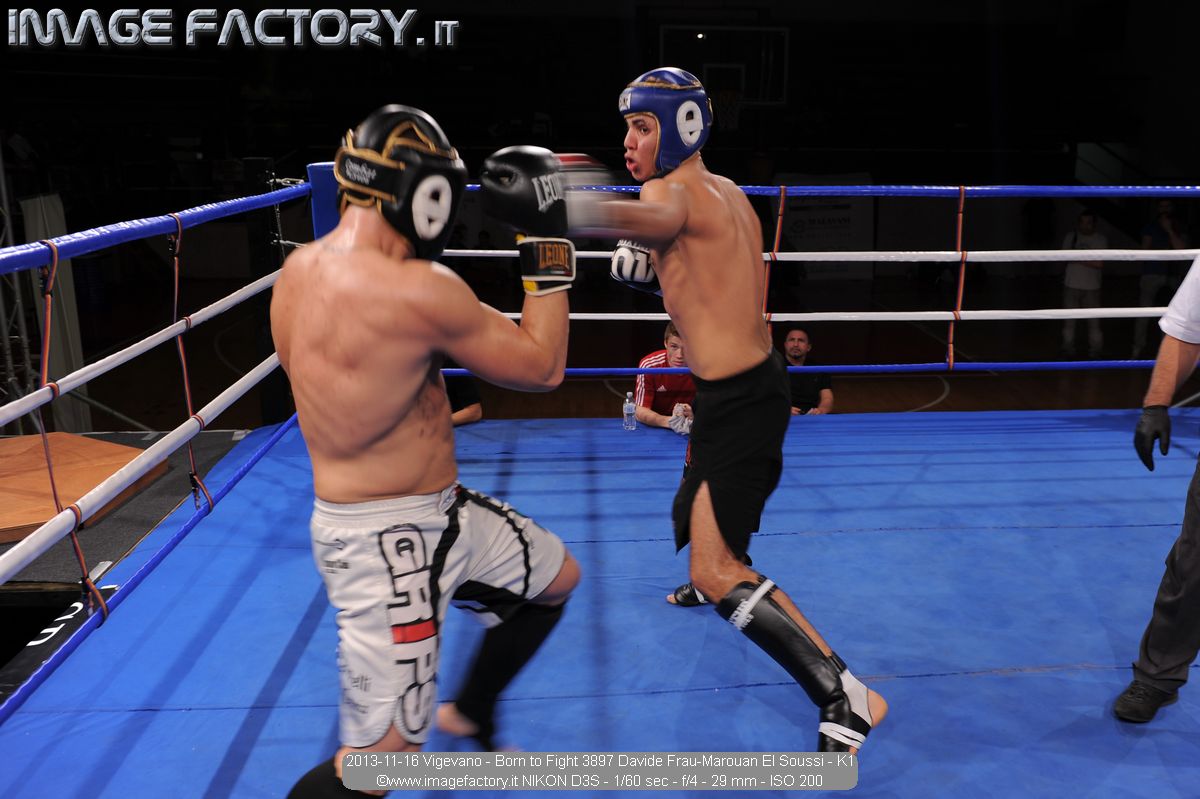 2013-11-16 Vigevano - Born to Fight 3897 Davide Frau-Marouan El Soussi - K1